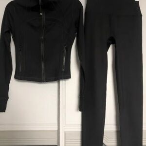 lululemon athletica Black Utility Jacket & Pants Set